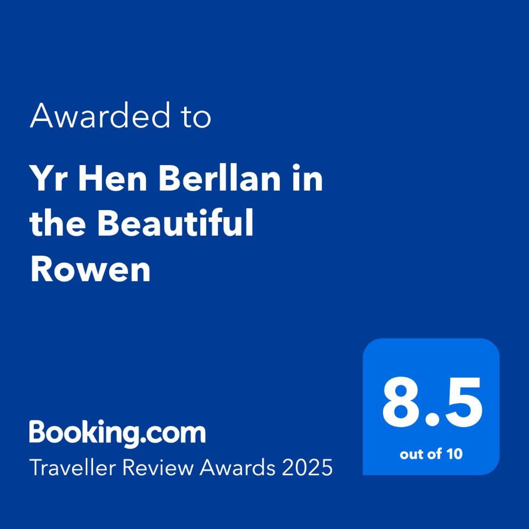 Вилла Yr Hen Berllan In The Beautiful Rowen Конви Экстерьер фото